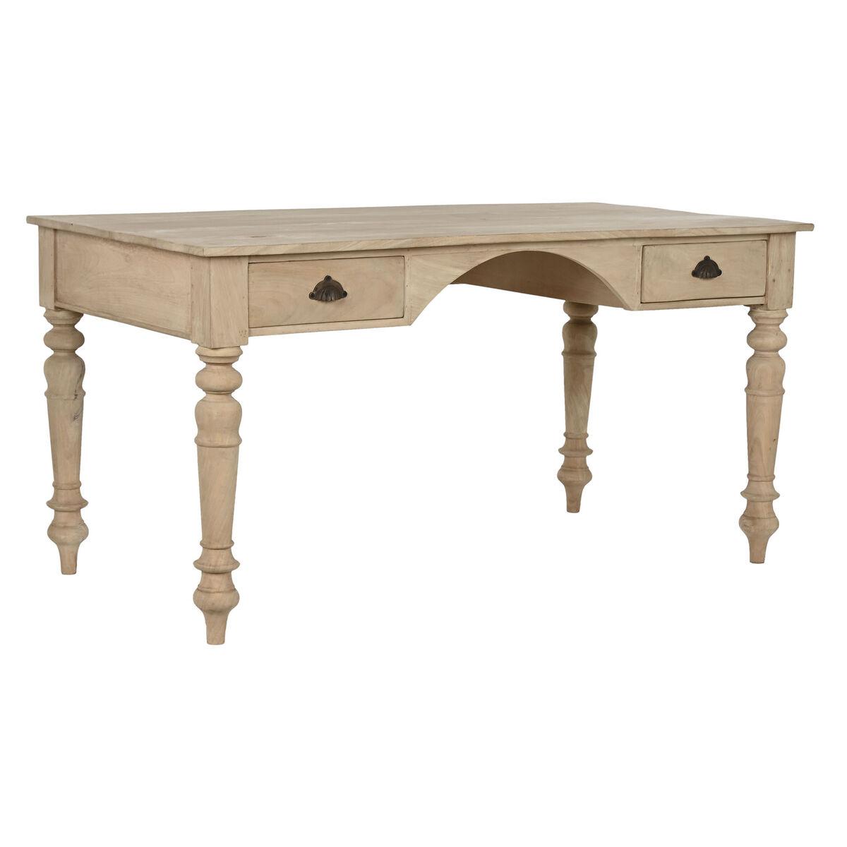 Skrivebord Home Esprit Mangotræ 150 X 76 X 76 Cm