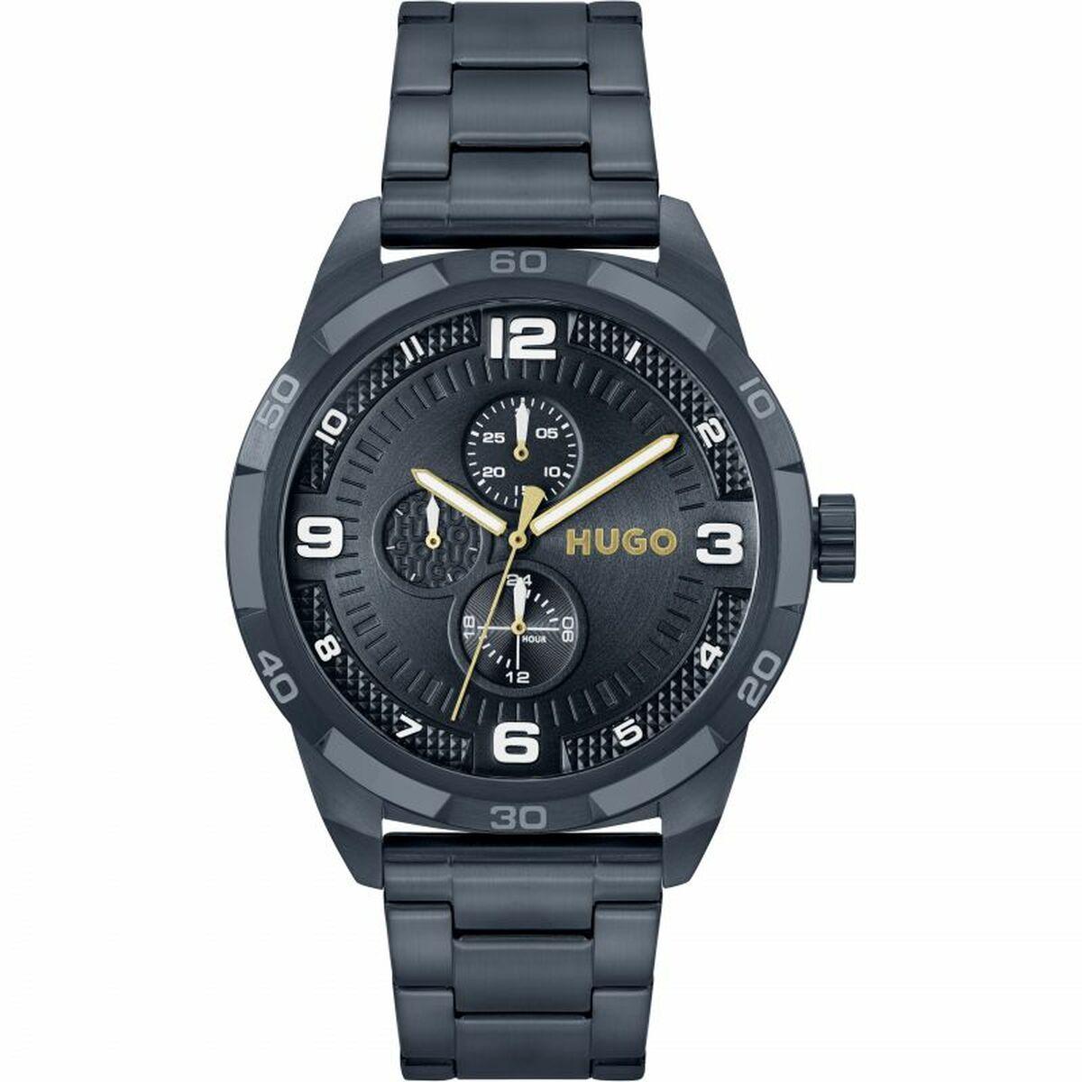 Unisex Armbåndsur Hugo Boss 1530278 Marineblå Ø 45 Mm