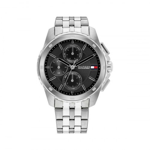 Tommy Hilfiger unisex armbåndsur 1710620 - Ø 45 mm, sølv/sort