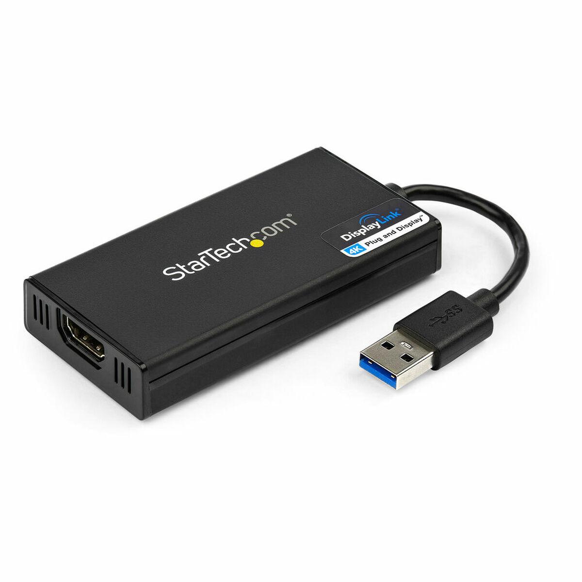 Usb 3.0 Til Hdmi Adapter Startech Usb32hd4k Sort 4k Ultra Hd
