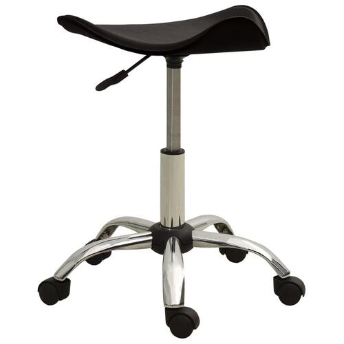 Salonstol kunstlæder brun