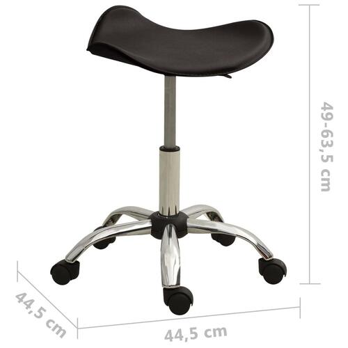 Salonstol kunstlæder brun