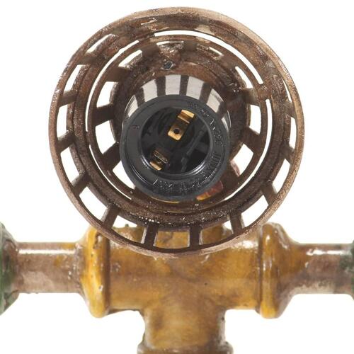 Industriel gulvlampe vandrørsdesign jern