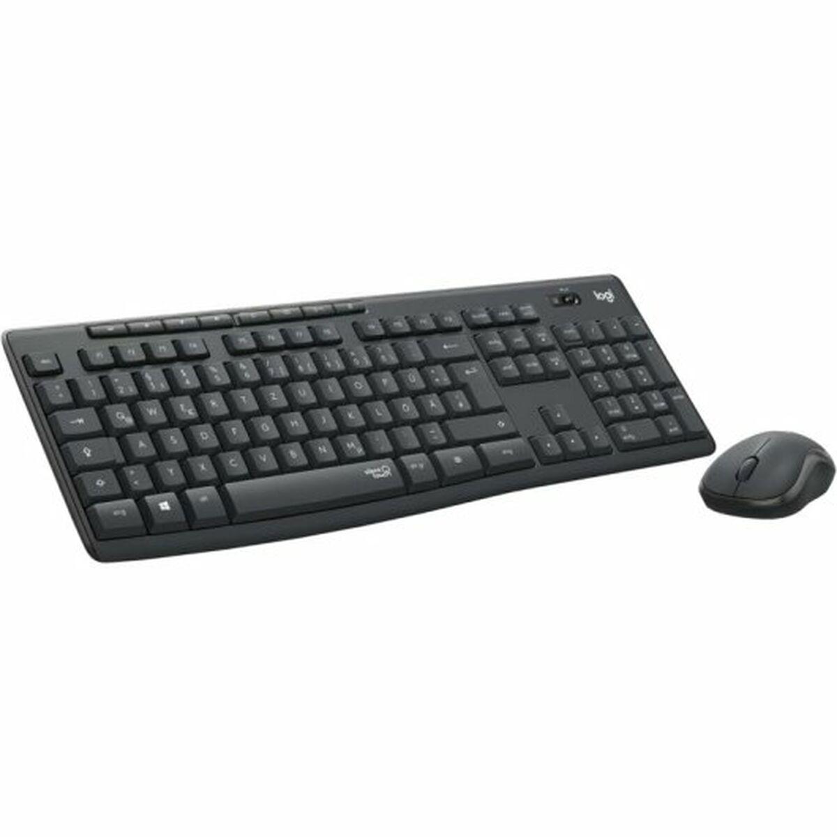 Tastatur Logitech Sort Tysk QWERTZ