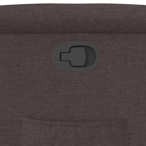 Lænestol stof mørkebrun