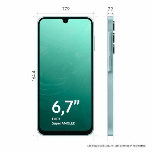 Mobiltelefon til ældre mennesker Samsung 6,7" 4 GB RAM 128 GB Grøn