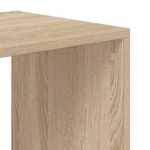 Bogreol 66 x 31 x 112 cm i konstrueret træ - sonoma-eg