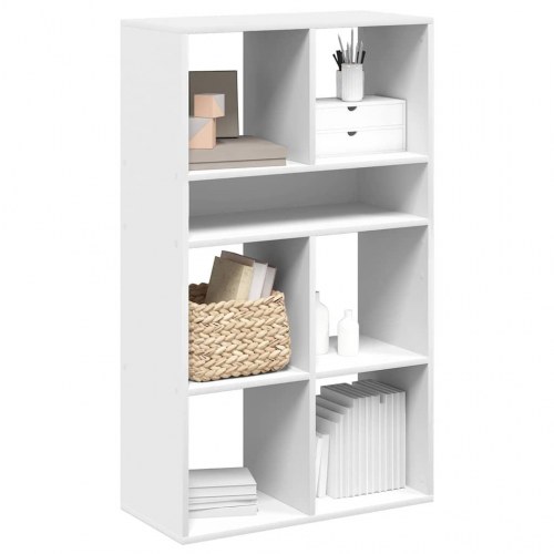 Bogreol 66 x 31 x 112 cm - hvid