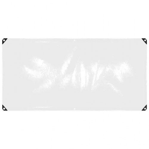 Klar presenning med øjer 1 x 2 m PVC