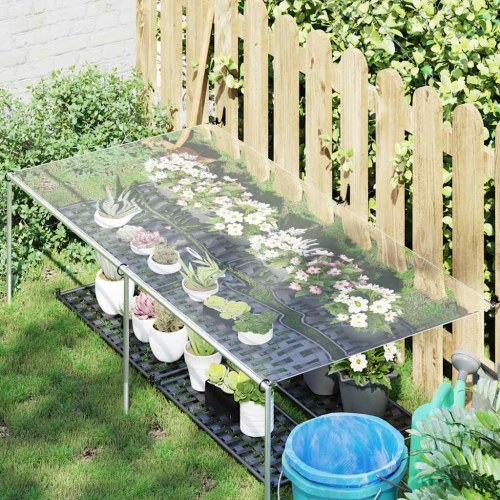 Klar presenning med øjer 1 x 2 m PVC