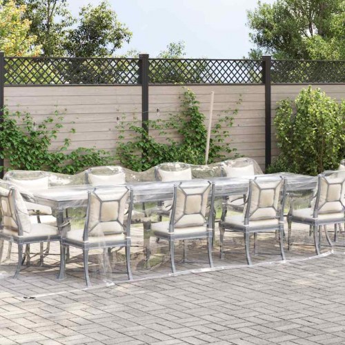 Klar presenning med øjer 3 x 12 m - PVC