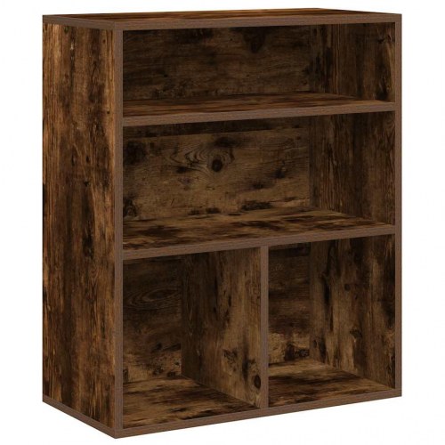 Bogreol 60 x 30 x 71,5 cm - røget egetræ
