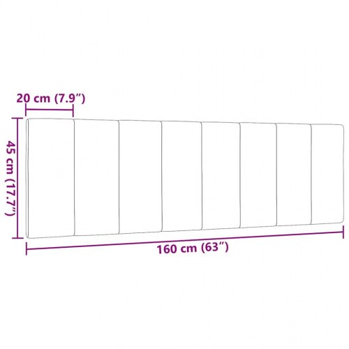 Gavlpude Hanko 160 cm - stof, cremefarvet