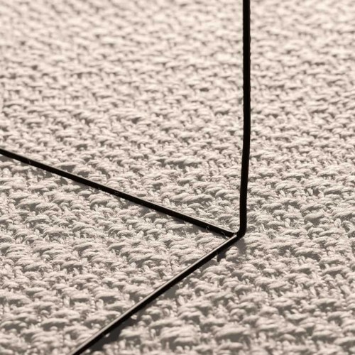 Gulvtæppe ZIZUR 200×290 cm - jute-look til inde og ude, creme