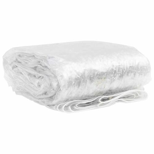 Klar presenning med øjer 1x4 m PVC