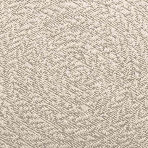 Rundt gulvtæppe ZIZUR 120×120 cm - jute-look, indendørs/udendørs, creme