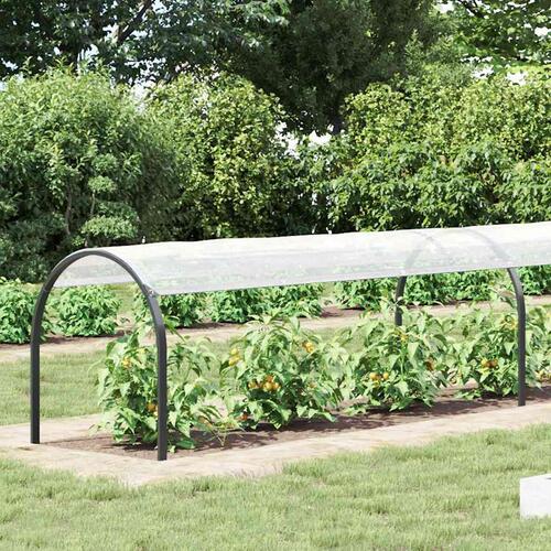 Klar presenning med øjer 1x8 m polyethylen