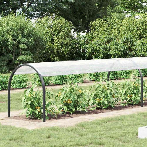 Klar presenning med øjer 1×12 m - polyethylen, transparent