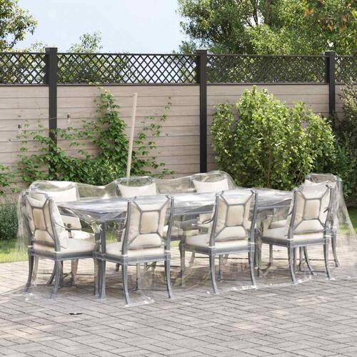 Klar presenning med øjer 2x5 m PVC