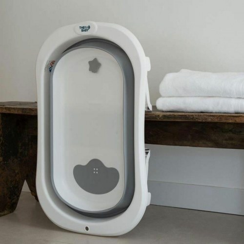 ThermoBaby FOLDY - foldbart babybadekar, hvid