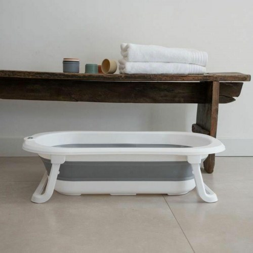 ThermoBaby FOLDY - foldbart babybadekar, hvid