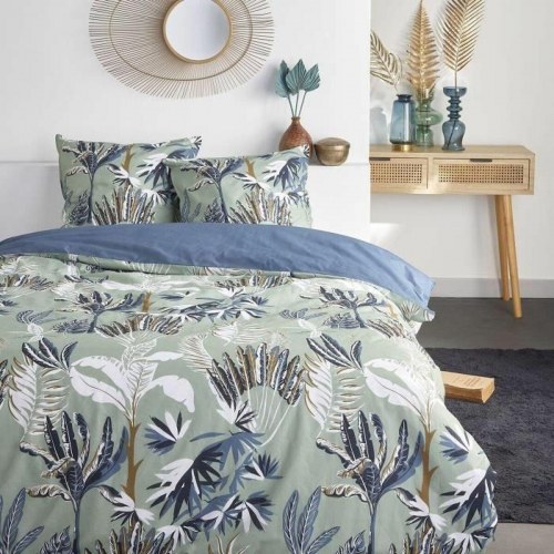 TODAY dynebetræk sæt 220 × 240 cm - grøn, 100% bomuld