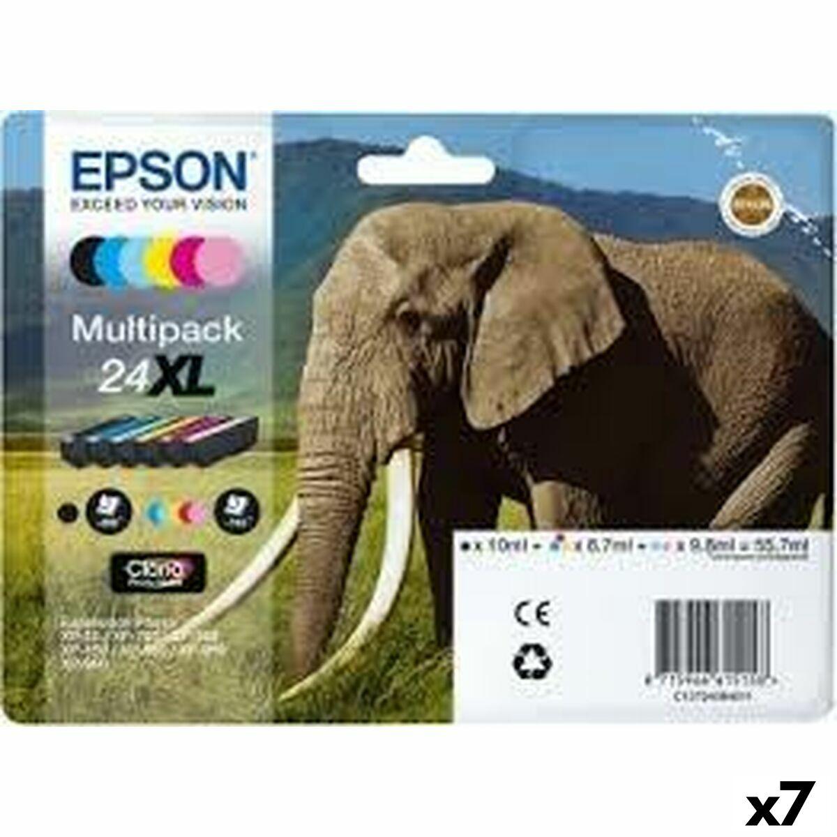Original Blækpatron Epson Sort Cyan Magenta Yellow 7 Enheder 6 Enheder