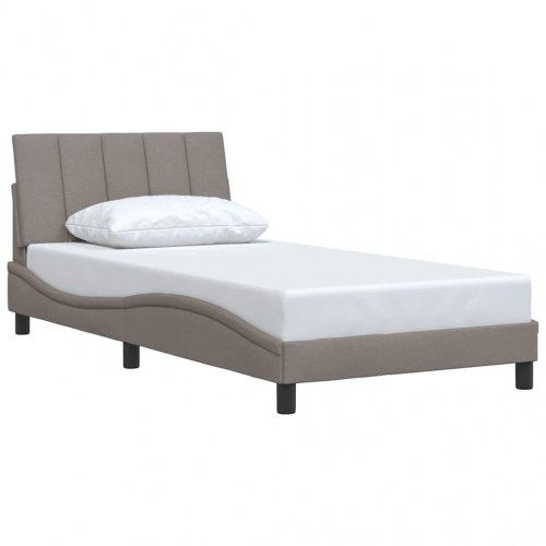 Sengeramme Hanko uden madras 100 x 200 cm - taupe