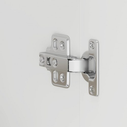 Køkkenoverskabe 2 stk. Porto konstrueret træ hvid