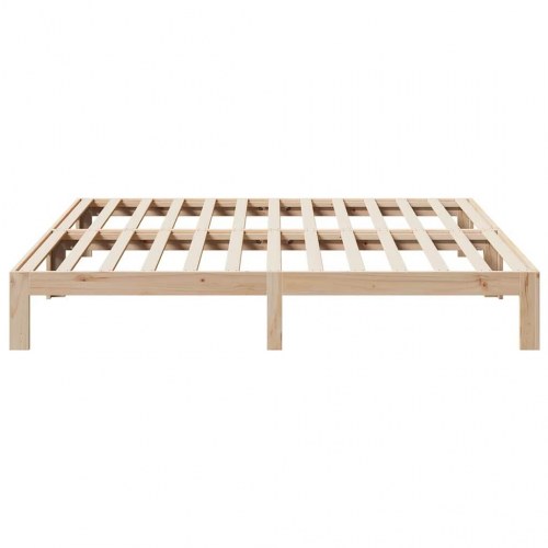Sengeramme 160 x 200 cm i massivt fyrretræ