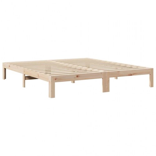 Sengeramme 160 x 200 cm i massivt fyrretræ