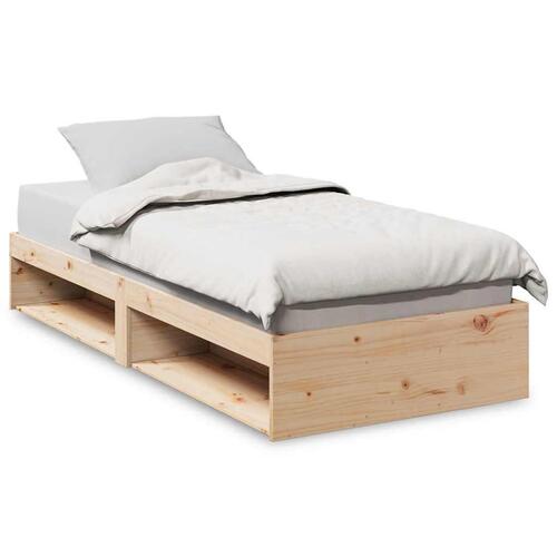Daybed uden madras 80x200 cm massivt fyrretræ