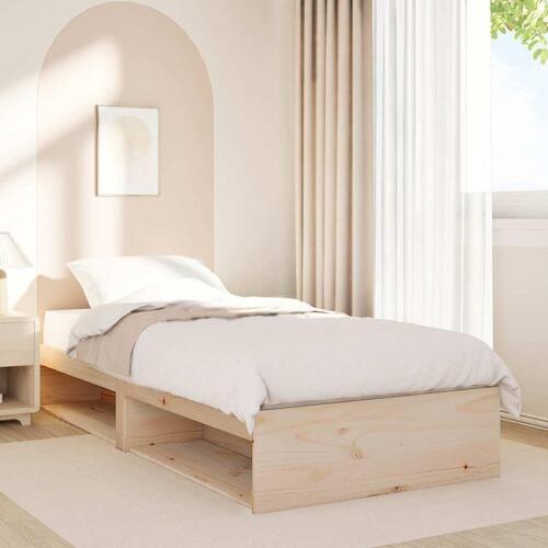 Daybed uden madras 80x200 cm massivt fyrretræ