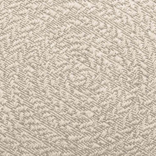 Rundt gulvtæppe Ø 160 cm - jute-look i PP, cremefarvet (ZIZUR)