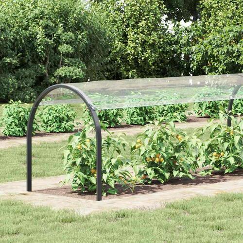 Klar presenning med øjer 1x8 m PVC