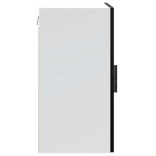 Køkkenoverskabe 2 stk. Porto konstrueret træ sort