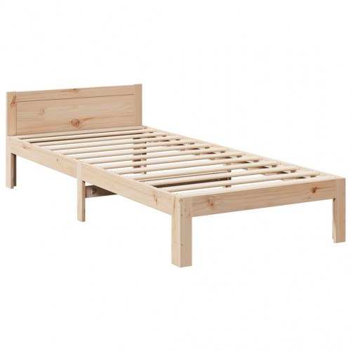 Sengeramme 90x200 cm i massivt fyrretræ uden madras