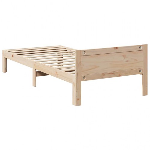 Sengeramme 90x200 cm i massivt fyrretræ uden madras
