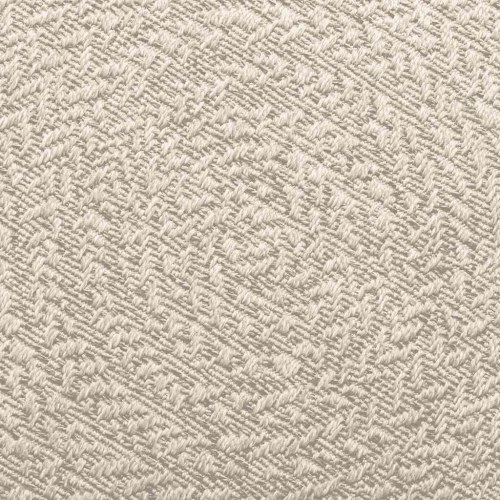 Rundt gulvtæppe ZIZUR Ø 120 cm - jute-look, indendørs/udendørs, creme