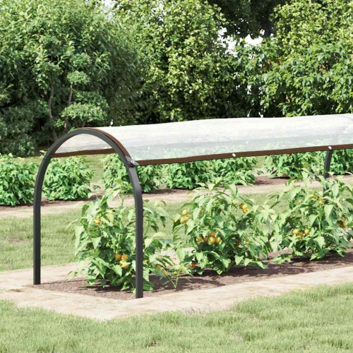 Klar presenning med øjer 1 × 12 m - polyethylen 140 g/m²