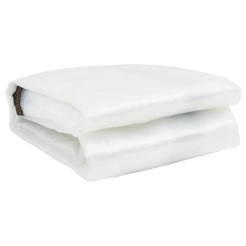 Klar presenning med øjer 1 × 12 m - polyethylen 140 g/m²
