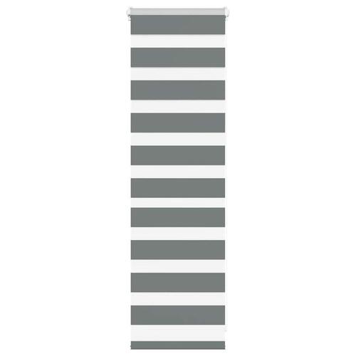 Zebra persienne mørkegrå 40x100 cm stofbredde 35,9 cm polyester