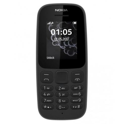 Mobiltelefon Nokia 105 DualSIM Sort
