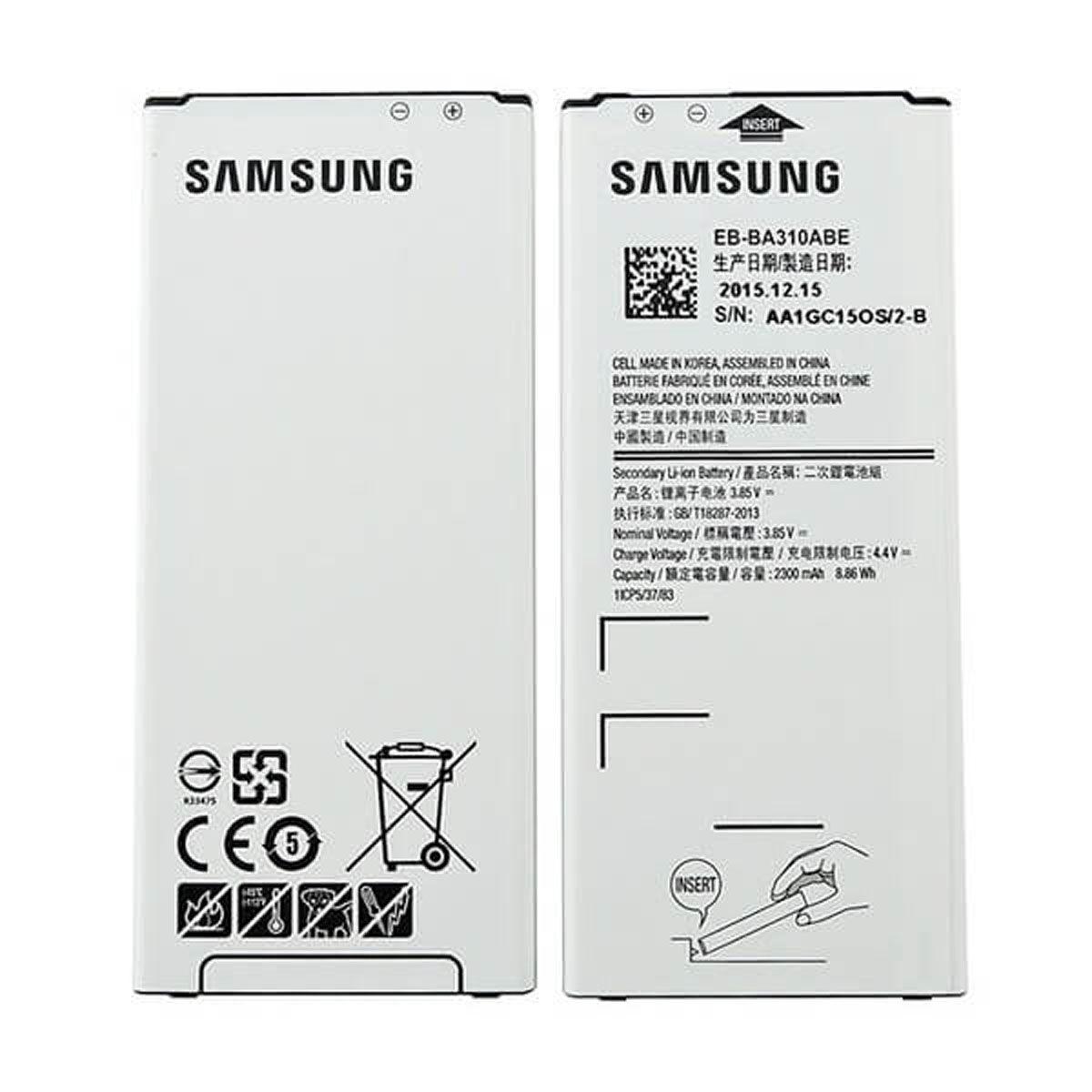 Samsung mobilbatteri EB-BA310ABE - til Galaxy A3 (2016) 2300 mAh