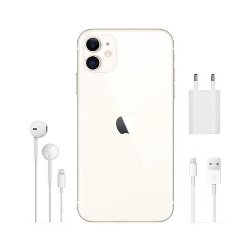 Smartphone Apple iPhone 11 6,1" 64 bits A13 128 GB Hvid