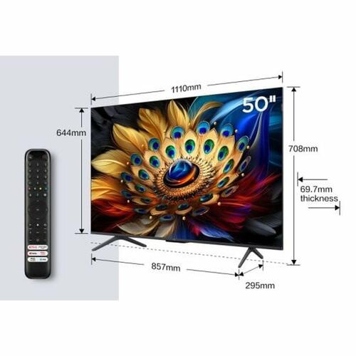 Smart TV TCL 50C655 4K Ultra HD 50" LED HDR D-LED QLED