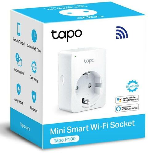 Smart-stik TP-Link Tapo P100 Wi-Fi 220-240 V 10 A