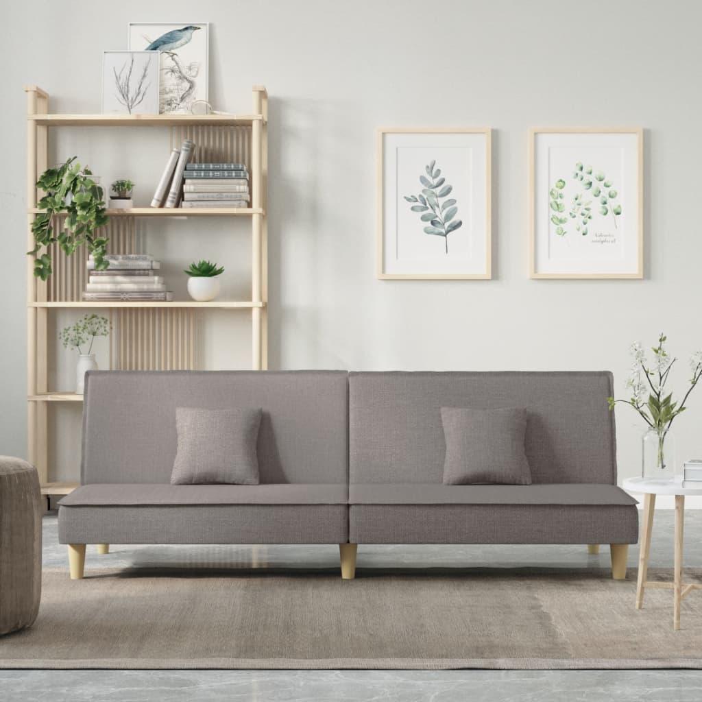 Sovesofa Stof - Gråbrun
