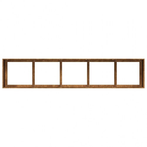 Plantekasse rustfarvet 200x40x40 cm forvitringsstål