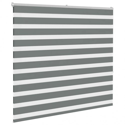 Zebragardin mørkegrå 165×150 cm - stofbredde 160,9 cm, polyester